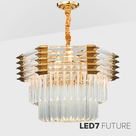 Loft Industry Modern - Robo Glass Chandelier